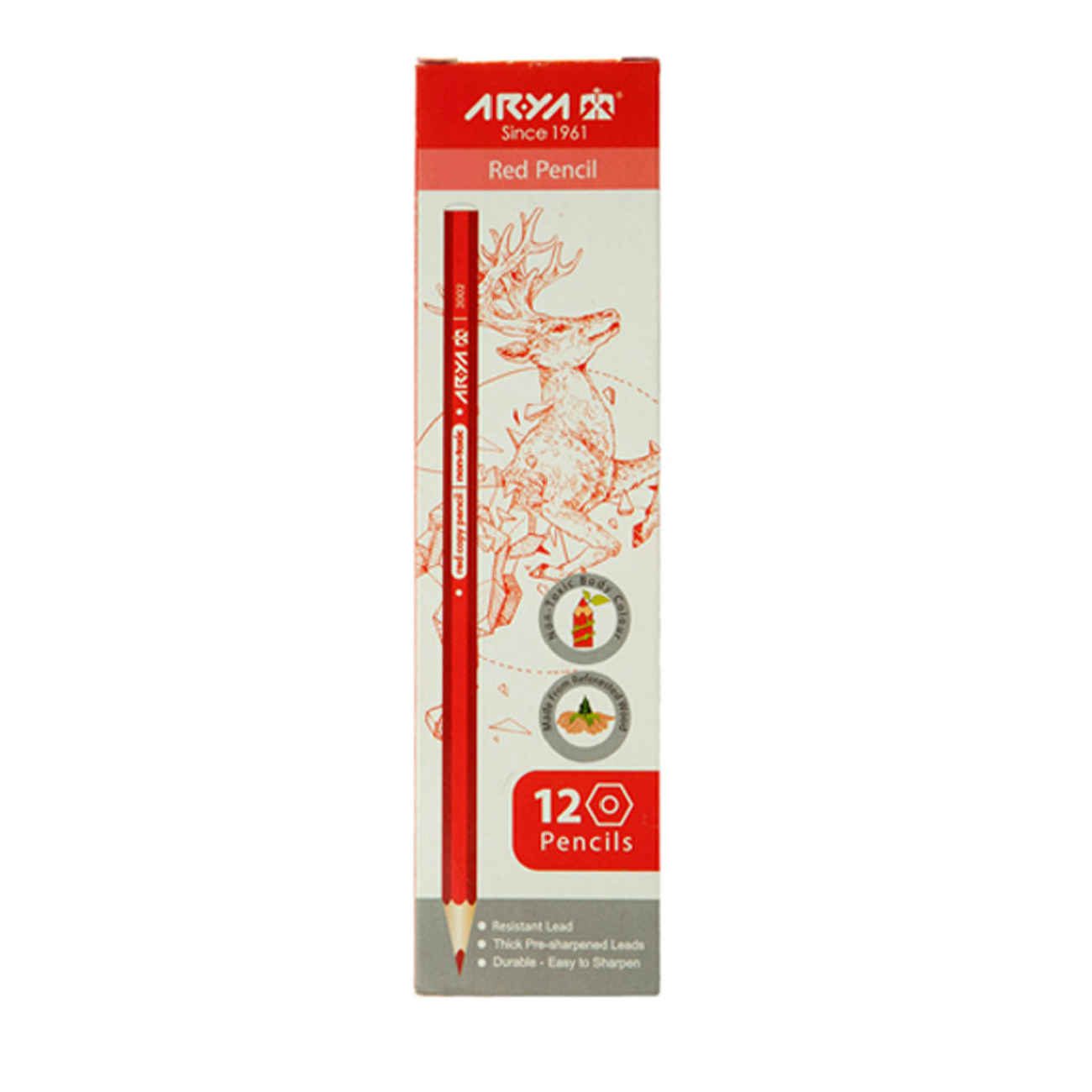 Price and Buy Aria 12-Pack Red Pencils – Vibrant Color and Superior Quality for Writing and Drawing_6903c163d6bad.jpeg Price and Buy Aria 12-Pack Red Pencils – Vibrant Color and Superior Quality for Writing and Drawing - Image 1