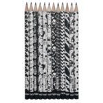 Price and Buy Aria Black & White Black Pencils – 12 Pack Classic HB Lead for Everyday Use