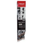 Price and Buy Aria Black & White Black Pencils – 12 Pack Classic HB Lead for Everyday Use - Image 3