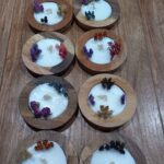 Price and Buy Aromatic Botanical Candle with Wood Jar and Spice Design