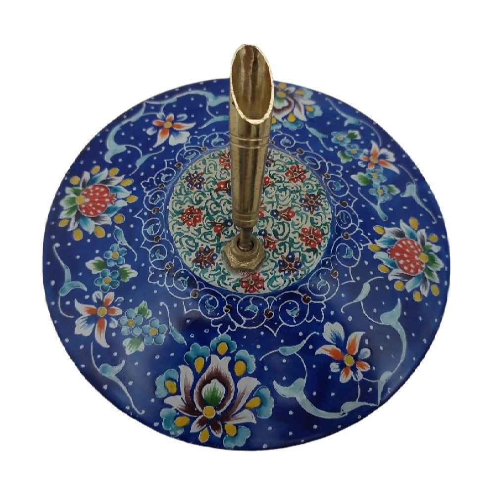 Price and Buy Art in Clay – Handcrafted Persian Pottery Pen Holder with Minakari Finish - Image 3