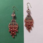 Price and Buy Art-Inspired Wooden Earrings – Colorful Abstract Expression - Image 5