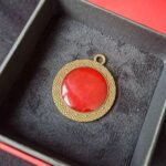 Price and Buy Artisan Bronze Necklace Featuring a Resin Stone - Image 4