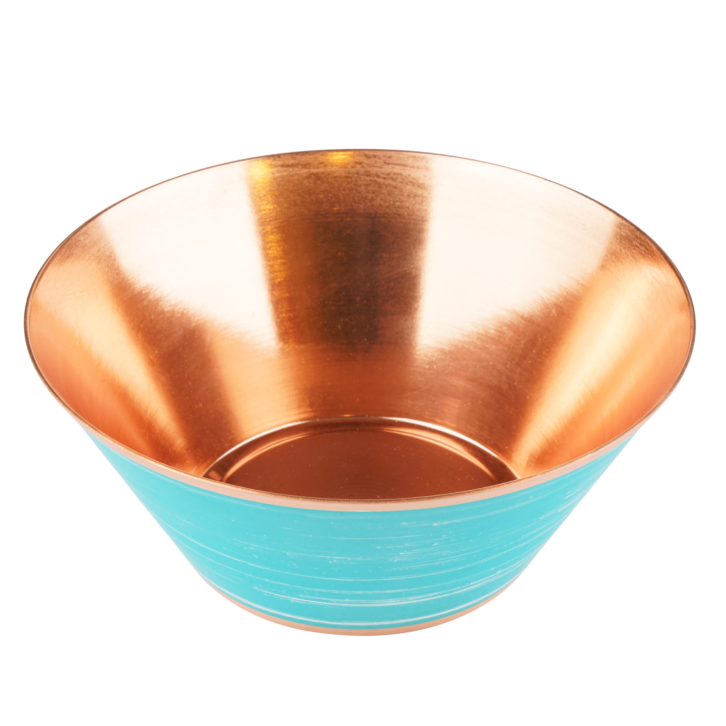 Price and Buy Artisan Persian Handcrafted Copper Bowl in Turquoise - Image 5
