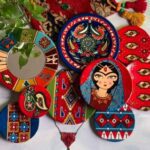 Price and Buy Artisan Pottery Wall Plates with Persian Patterns – Elegant Traditional Home Accent (9 Pcs)