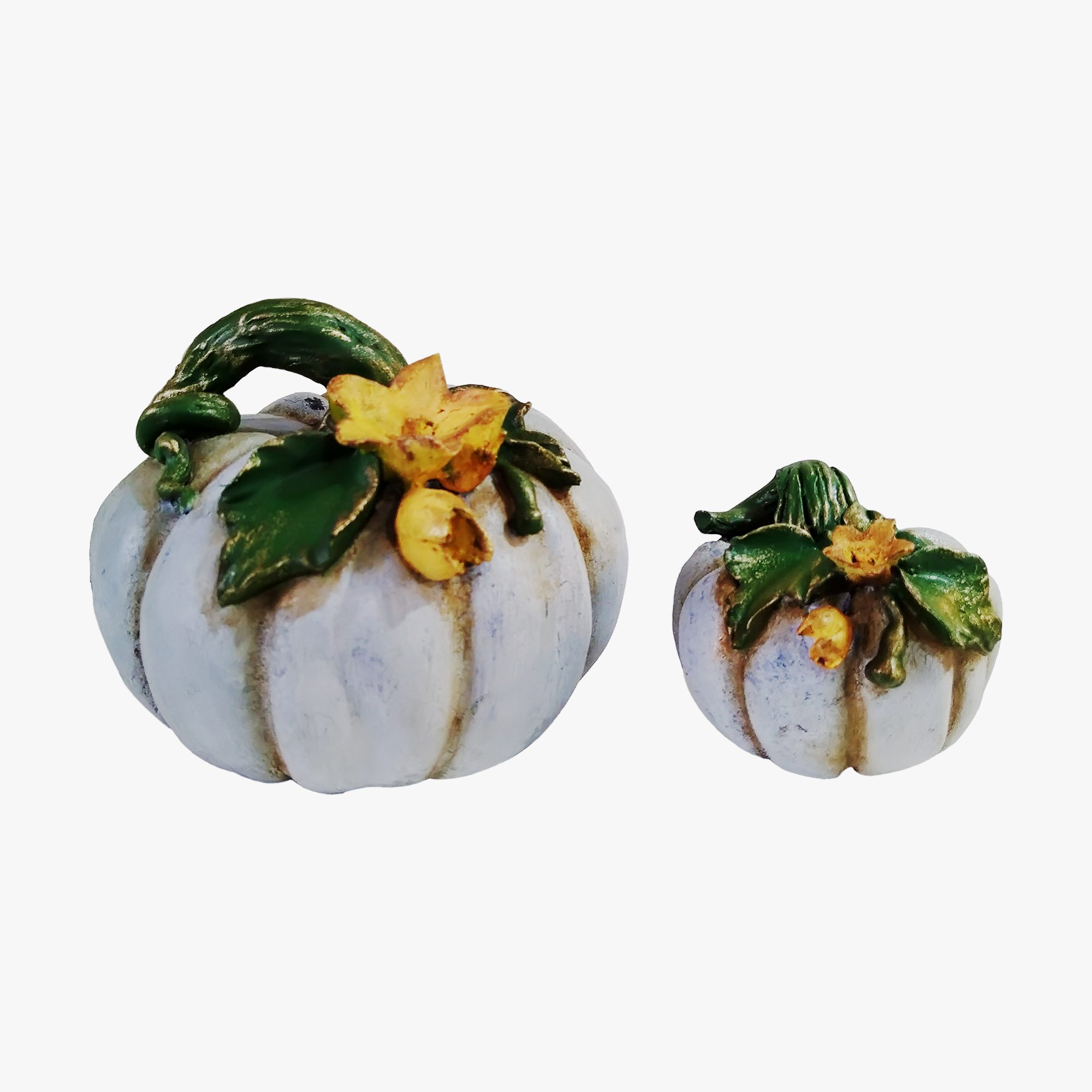 Price and Buy Artisan Pumpkin Ornament – Suitable for Seasonal Centerpieces, (Set of 2)_690325e5c11a2.jpeg Price and Buy Artisan Pumpkin Ornament – Suitable for Seasonal Centerpieces, (Set of 2) - Image 1