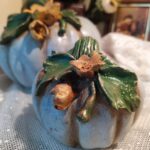 Price and Buy Artisan Pumpkin Ornament – Suitable for Seasonal Centerpieces, (Set of 2) - Image 3
