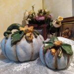 Price and Buy Artisan Pumpkin Ornament – Suitable for Seasonal Centerpieces, (Set of 2) - Image 4