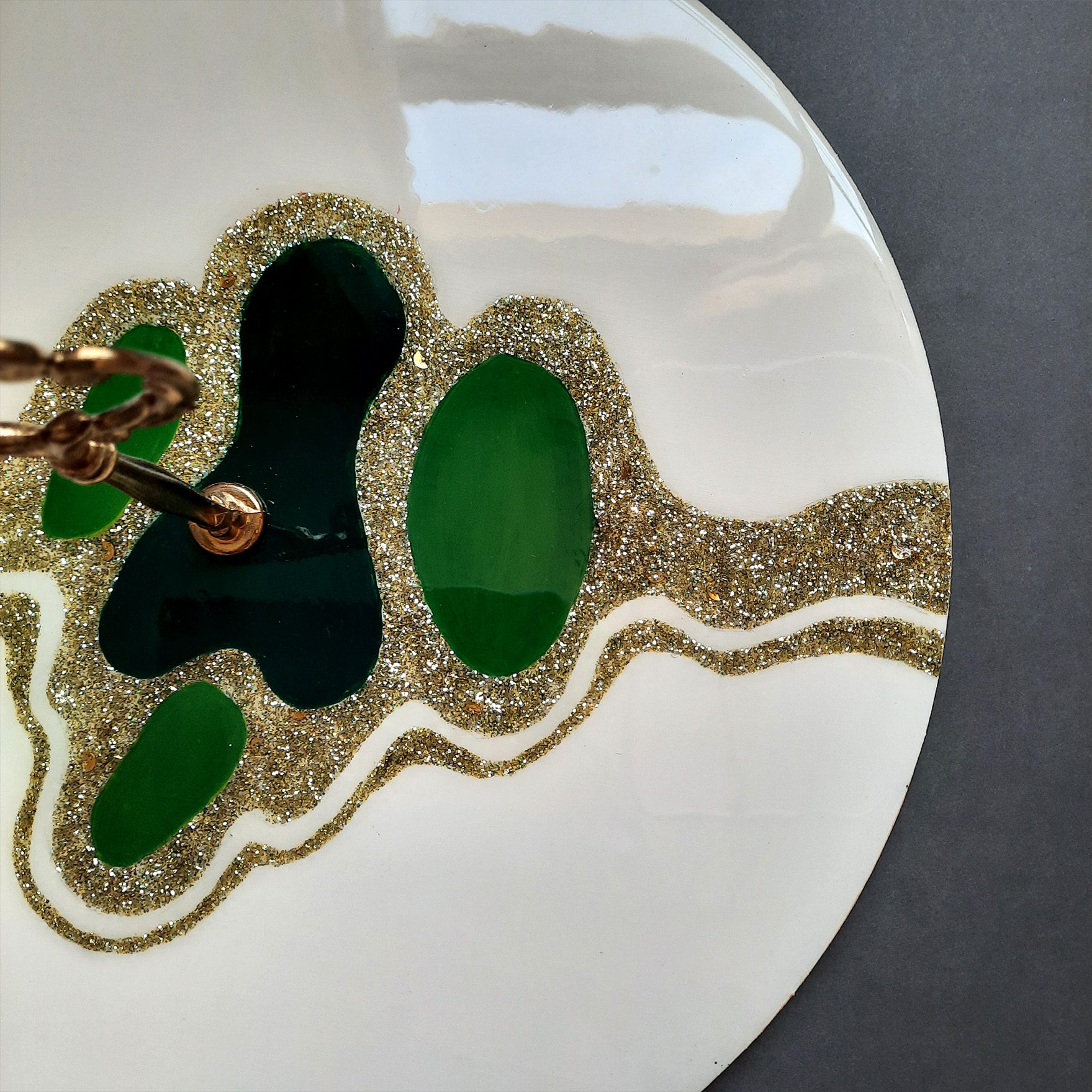 Price and Buy Artisan Resin Serving Tray Set of 2 in White - Image 5