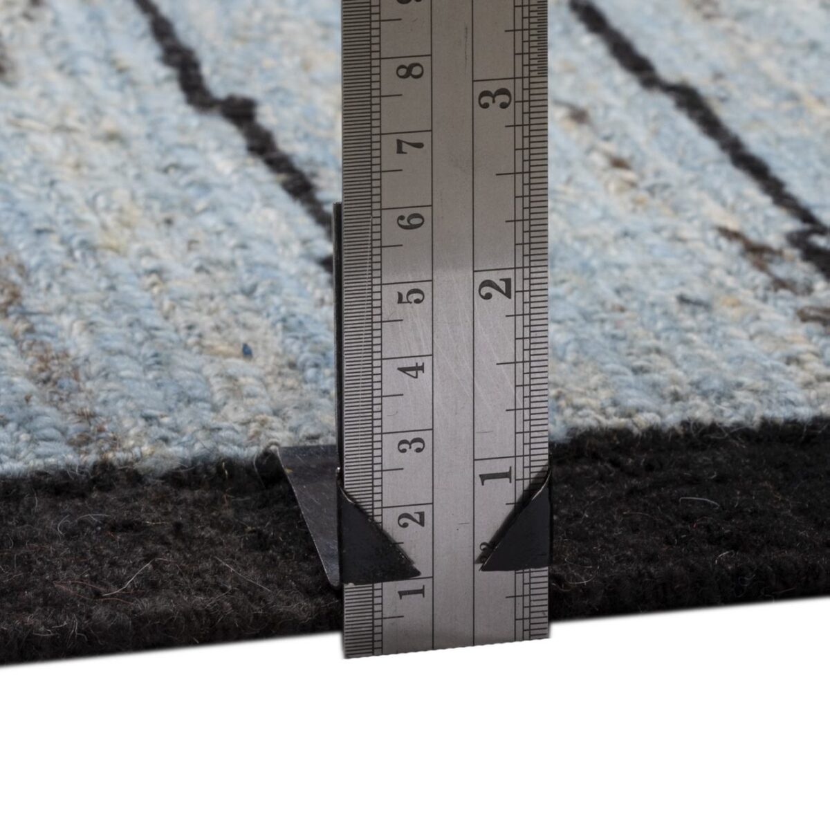 Price and Buy Artisanal Persian Wool Kilim Rug Handwoven in Fars Striped Gray - Image 4