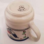 Price and Buy Artistic Ceramic Cup – Handcrafted with White Bird and Flower Painted Design - Image 5
