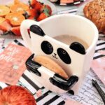 Price and Buy Artistic Ceramic Cup – Perfect for Gifting & Drink with Panda & Biscuit Holder Design