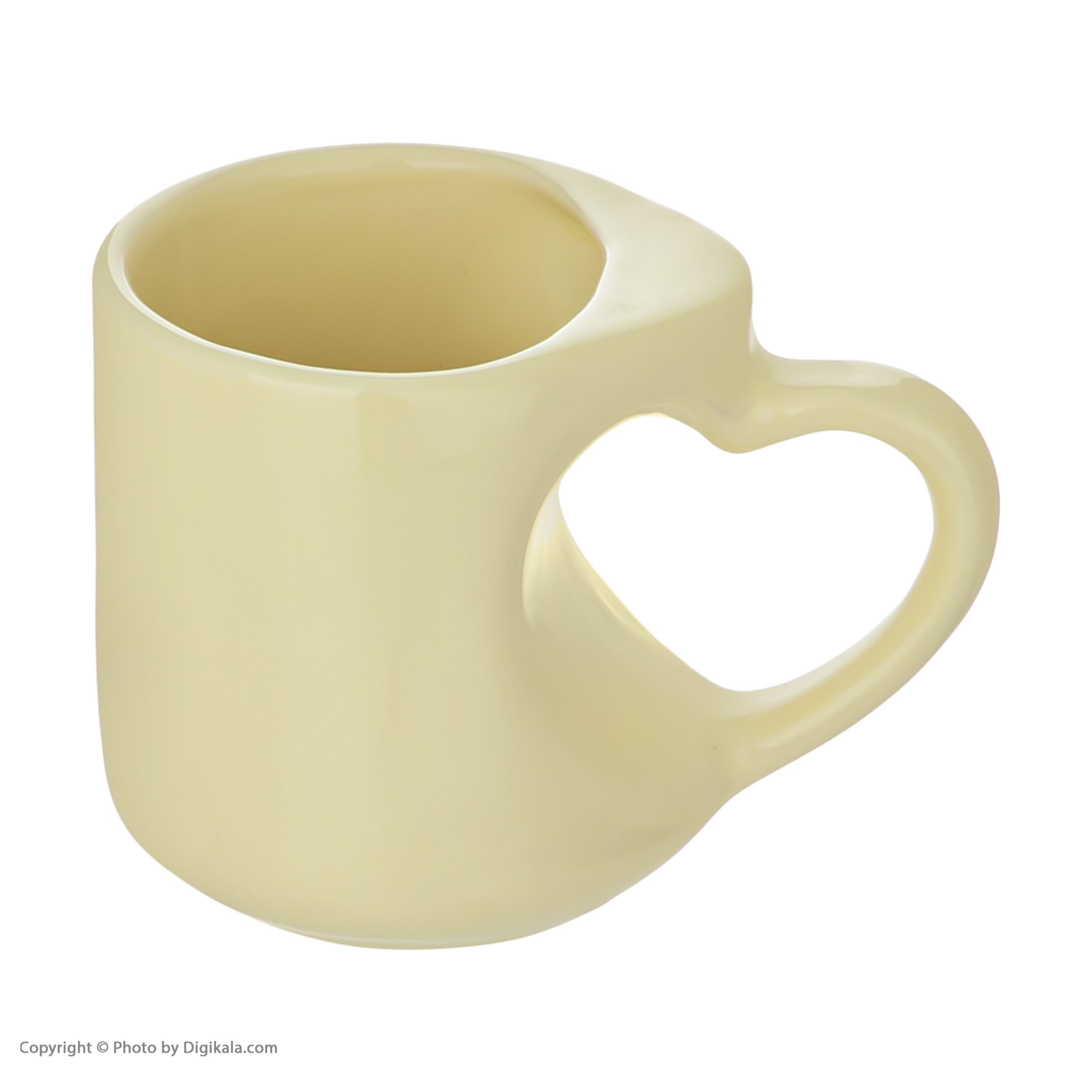 Price and Buy Artistic Ceramic Mug – Heart Handle Design, Chic & Luxe - Image 3