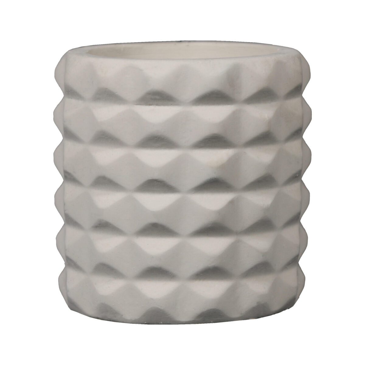 Price and Buy Artistic Concrete Vase Handcrafted with Resin in Mesh Design