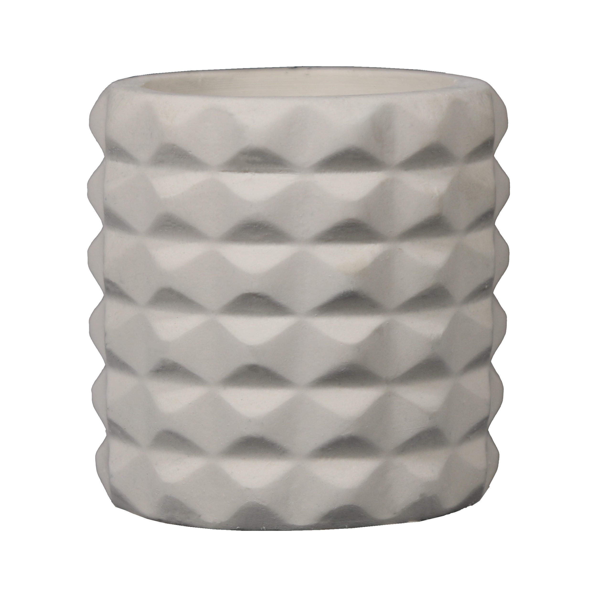 Price and Buy Artistic Concrete Vase Handcrafted with Resin in Mesh Design