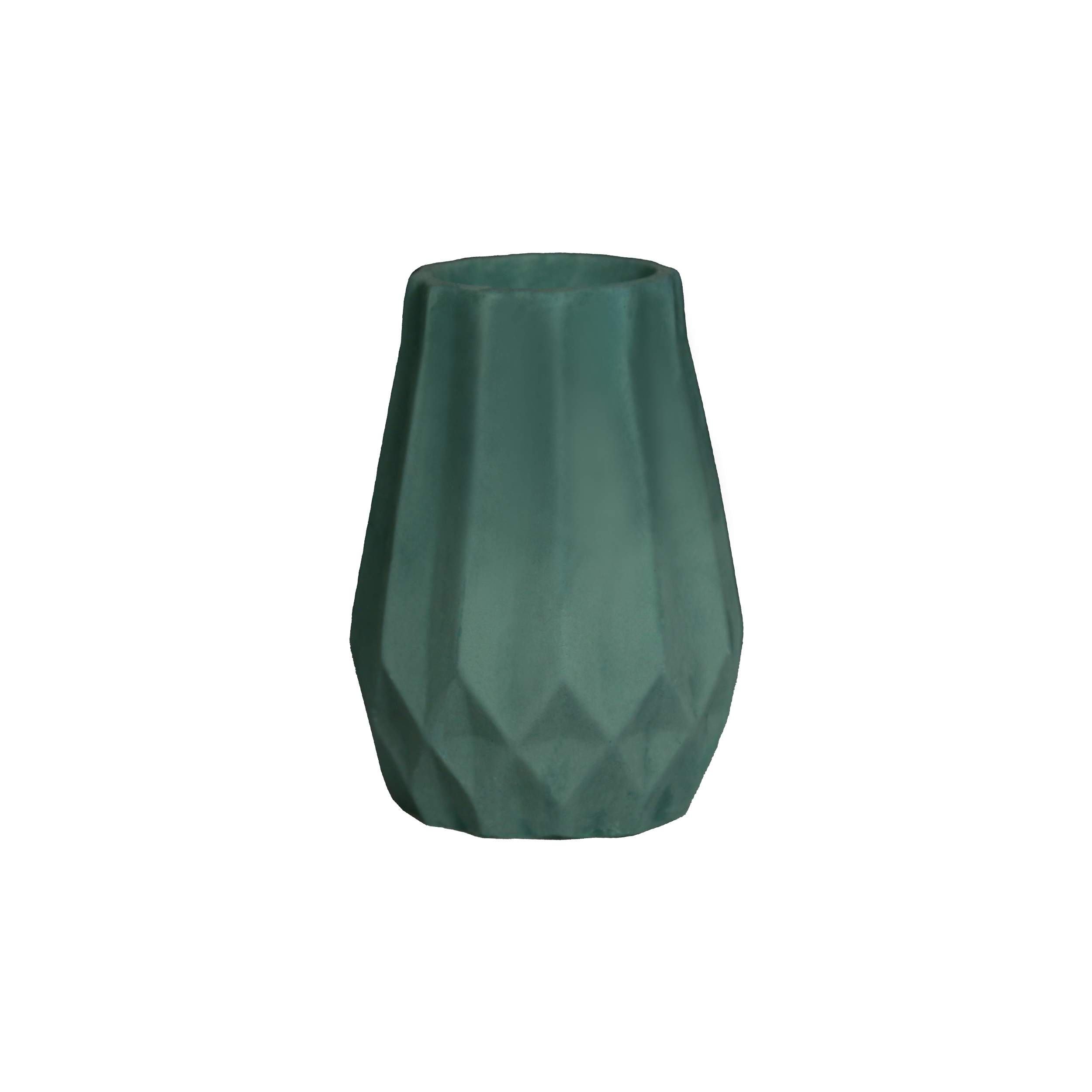 Price and Buy Artistic Concrete Vase with Resin Handcrafted Black - Image 4