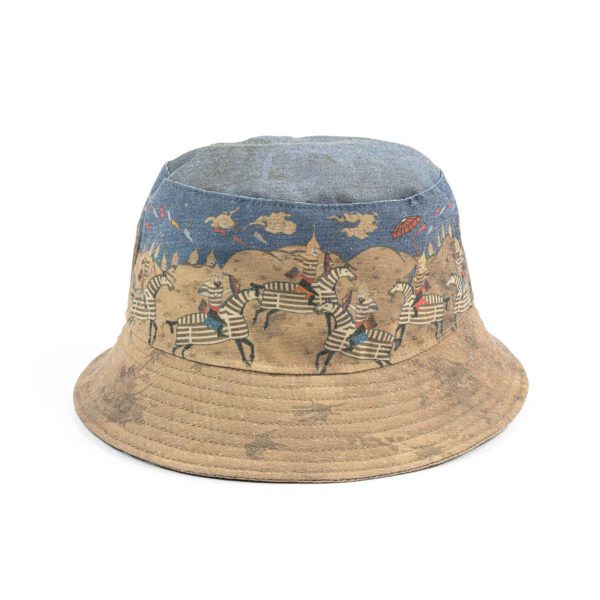 Price and Buy Artistic Design Bucket Hat with Iranian Razm Pattern_68fd86356a59a.jpeg Price and Buy Artistic Design Bucket Hat with Iranian Razm Pattern