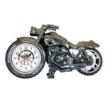 Price and Buy Artistic Desk Clock with a Motorcycle Design