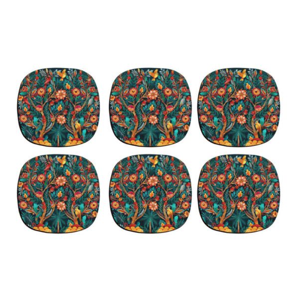 Price and Buy Artistic Drink Coaster Set with the Design Jungle_68fbeaa9d7d41.jpeg Price and Buy Artistic Drink Coaster Set with the Design Jungle