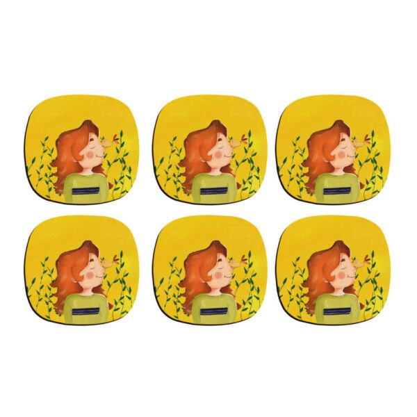 Price and Buy Artistic Drink Coaster Set with the Design Spring girl_68fbea9ab7ccc.jpeg Price and Buy Artistic Drink Coaster Set with the Design Spring girl