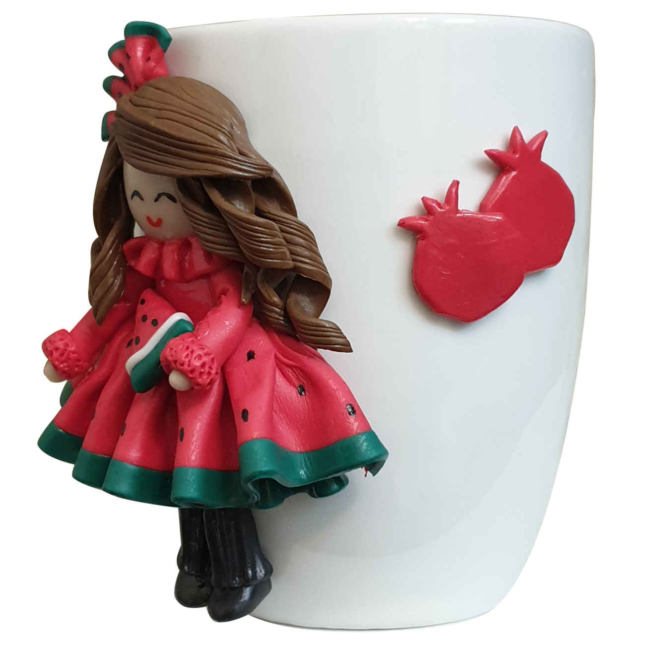 Price and Buy Artistic Handcrafted Ceramic Mug – Yalda Theme - Image 4