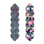 Price and Buy Artistic Persian Inspired Wooden Bookmark with Floral & Paisley Design