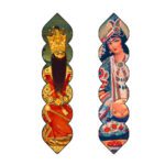 Price and Buy Artistic Persian Inspired Wooden Bookmark with Leyli & Majnun Design – Set of 2