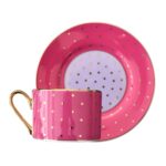 Price and Buy Artistic Porcelain Tea Set, Colorful Kosova Design, 12-Pieces – Stylish & Vibrant Tea & Coffee Collection - Image 12