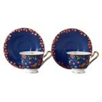 Price and Buy Artistic Porcelain Tea Set in Navy Blue – Classic & Timeless Tea Collection