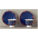Price and Buy Artistic Porcelain Tea Set in Navy Blue – Classic & Timeless Tea Collection - Image 3