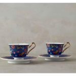 Price and Buy Artistic Porcelain Tea Set in Navy Blue – Classic & Timeless Tea Collection - Image 5