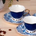 Price and Buy Artistic Porcelain Tea Set with Leaf Design – Handcrafted & Unique Style - Image 4