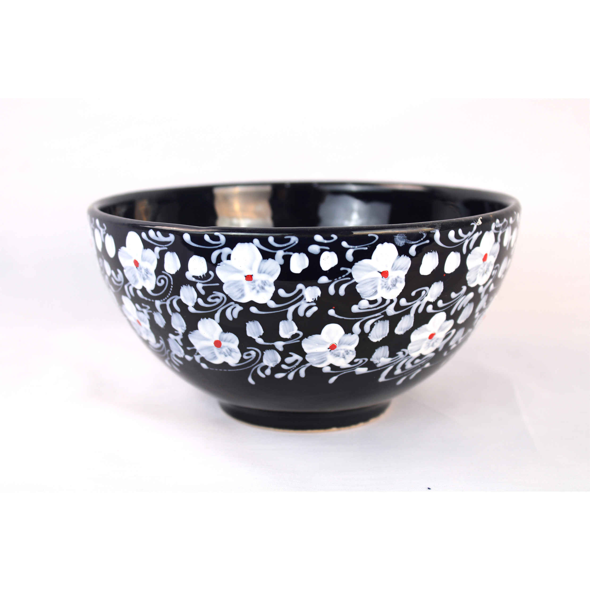 Price and Buy Artistic Pottery Bowl – For Serving Yogurt, Soup, Ash, Noodles, Ice Cream | Black (Set of 6) - Image 5