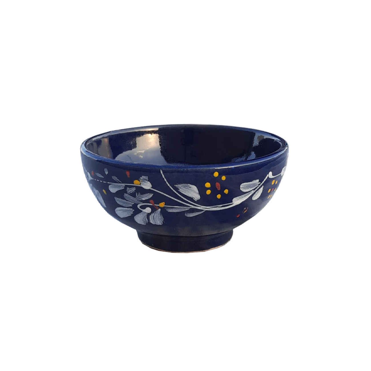 Price and Buy Artistic Pottery Bowl – For Serving Yogurt, Soup, Ash, Noodles, Ice Cream | Blue (Set of 6) - Image 3
