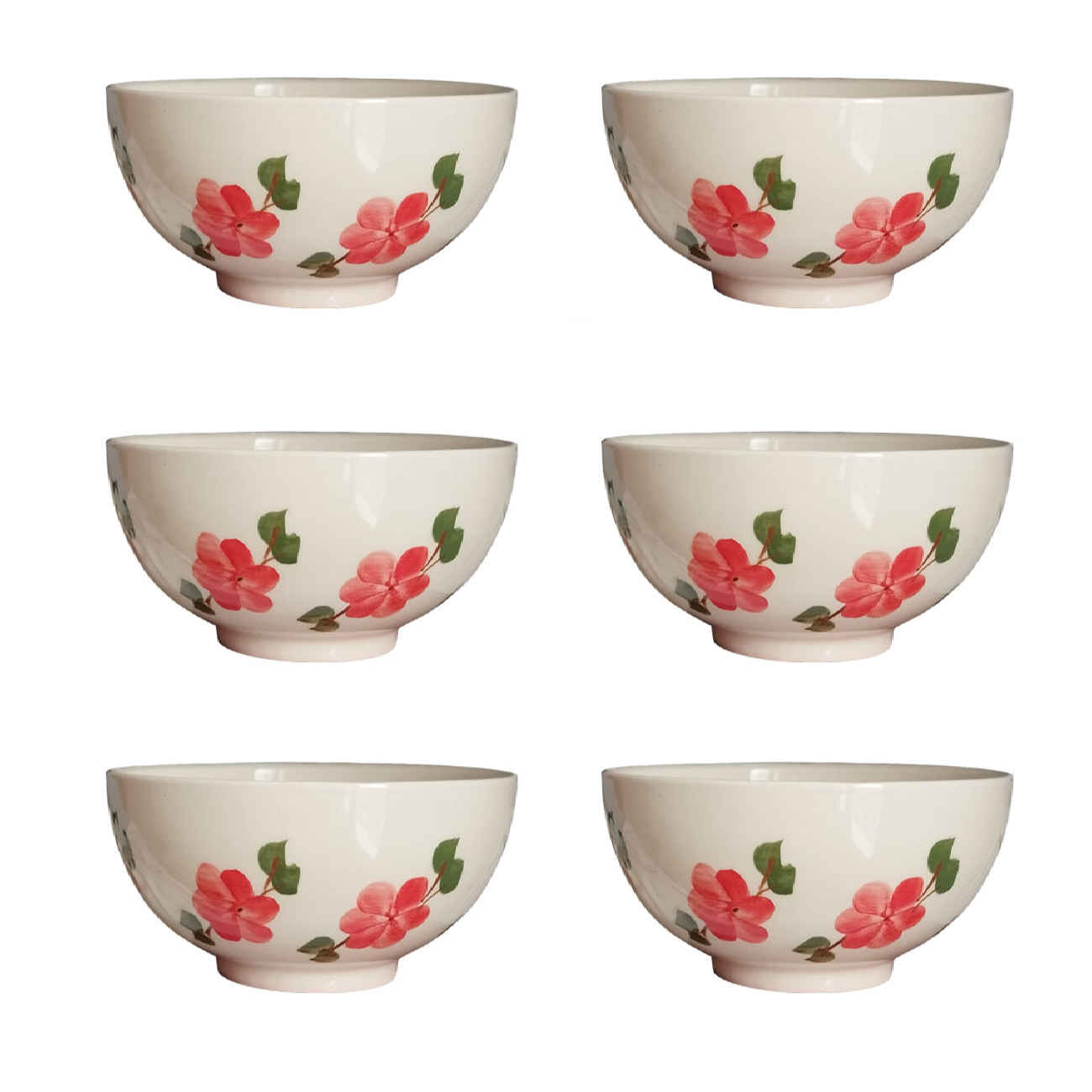 Price and Buy Artistic Pottery Bowl – For Serving Yogurt, Soup, Ash, Noodles, Ice Cream & Side Dishes (Set of 6)