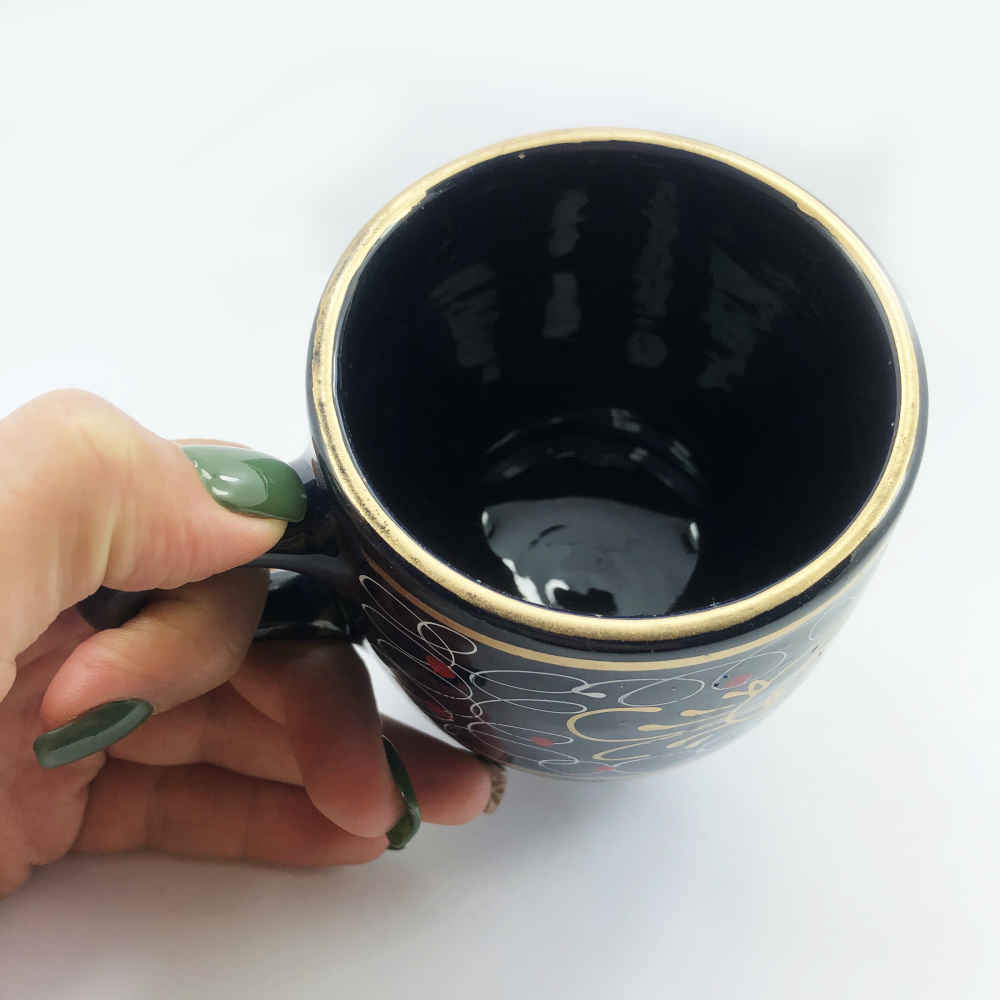 Price and Buy Artistic Pottery Cup – Handcrafted Sonati Design - Image 3