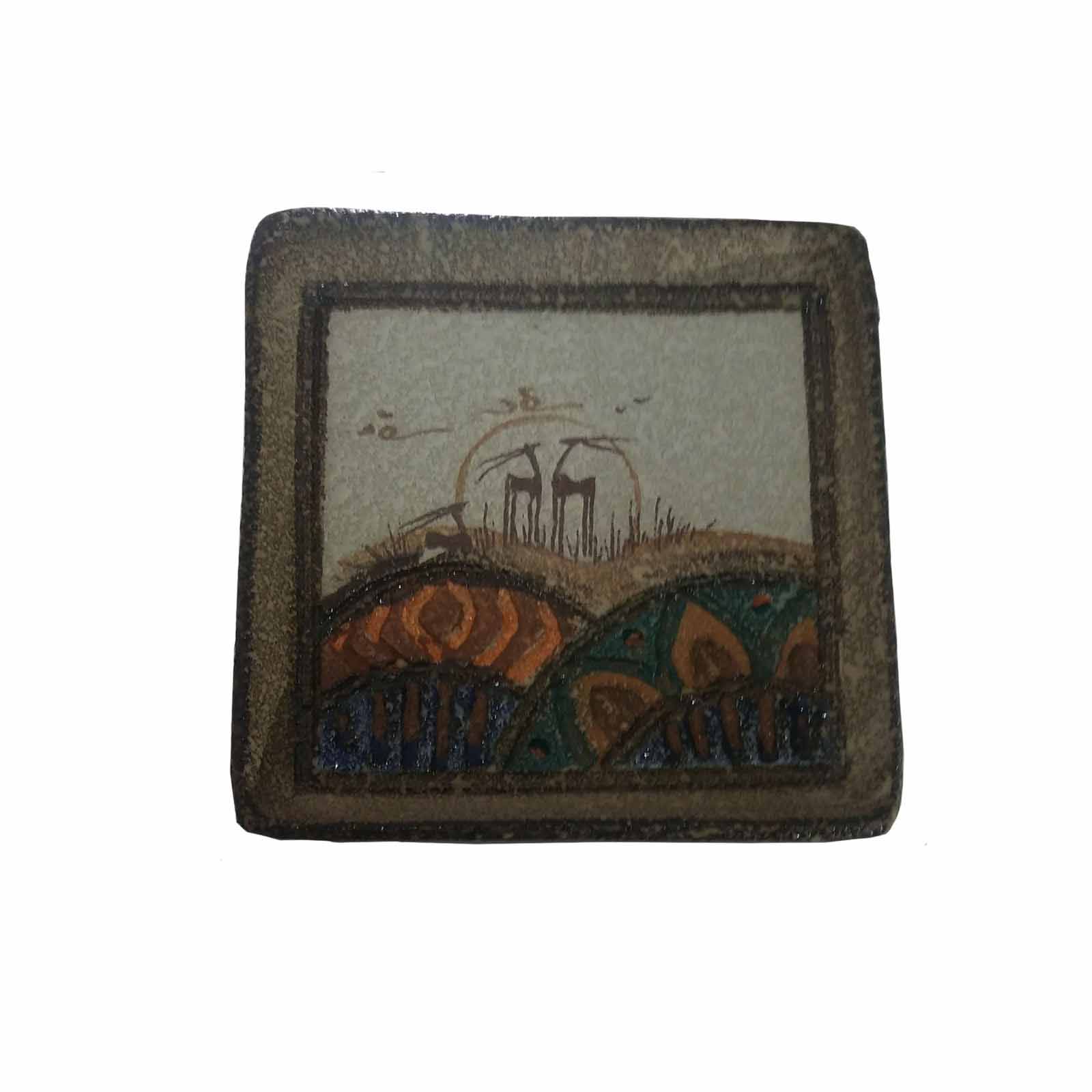 Price and Buy Artistic Pottery Mug – Decorative with Coaster, Masey Model - Image 3