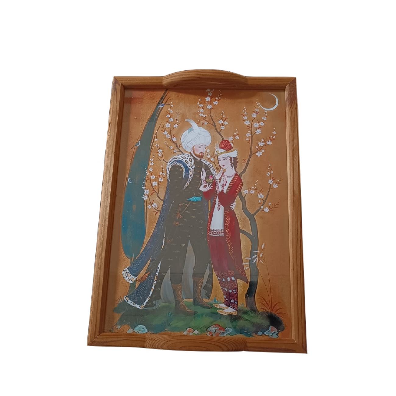 Price and Buy Artistic Wooden Glass Tray – Khosrow & Shirin Persian Design