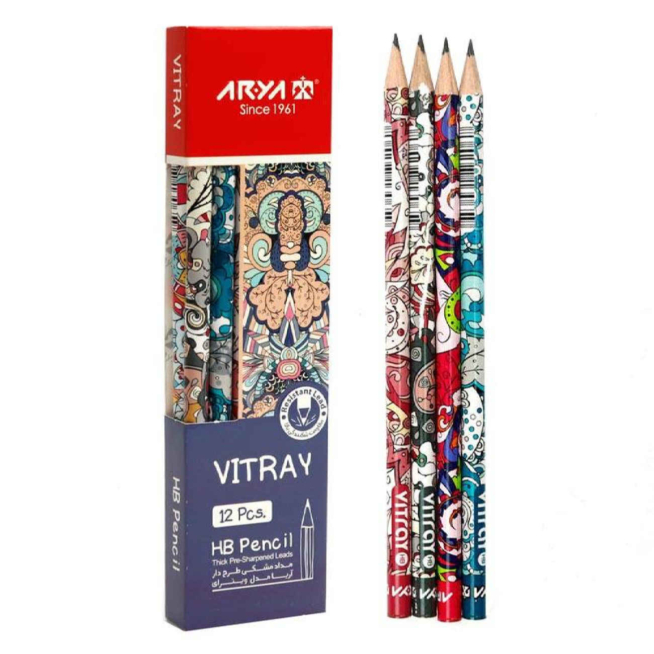 Price and Buy Arya VITRAY Black Pencils – Premium for Drawing & Writing and Sketching Pack of 12_6903c4aca60b1.jpeg Price and Buy Arya VITRAY Black Pencils – Premium for Drawing & Writing and Sketching Pack of 12 - Image 1