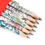 Price and Buy Arya VITRAY Black Pencils – Premium for Drawing & Writing and Sketching Pack of 12 - Image 5