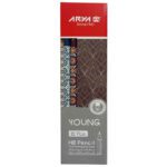 Price and Buy Arya Young Aria Black Pencils – Premium Quality Comfortable Grip Pack of 12 - Image 3