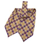 Price and Buy Ascot Tie | Stylish Geometric Pattern Neck Scarf for Formal & Casual Outfits - Image 4