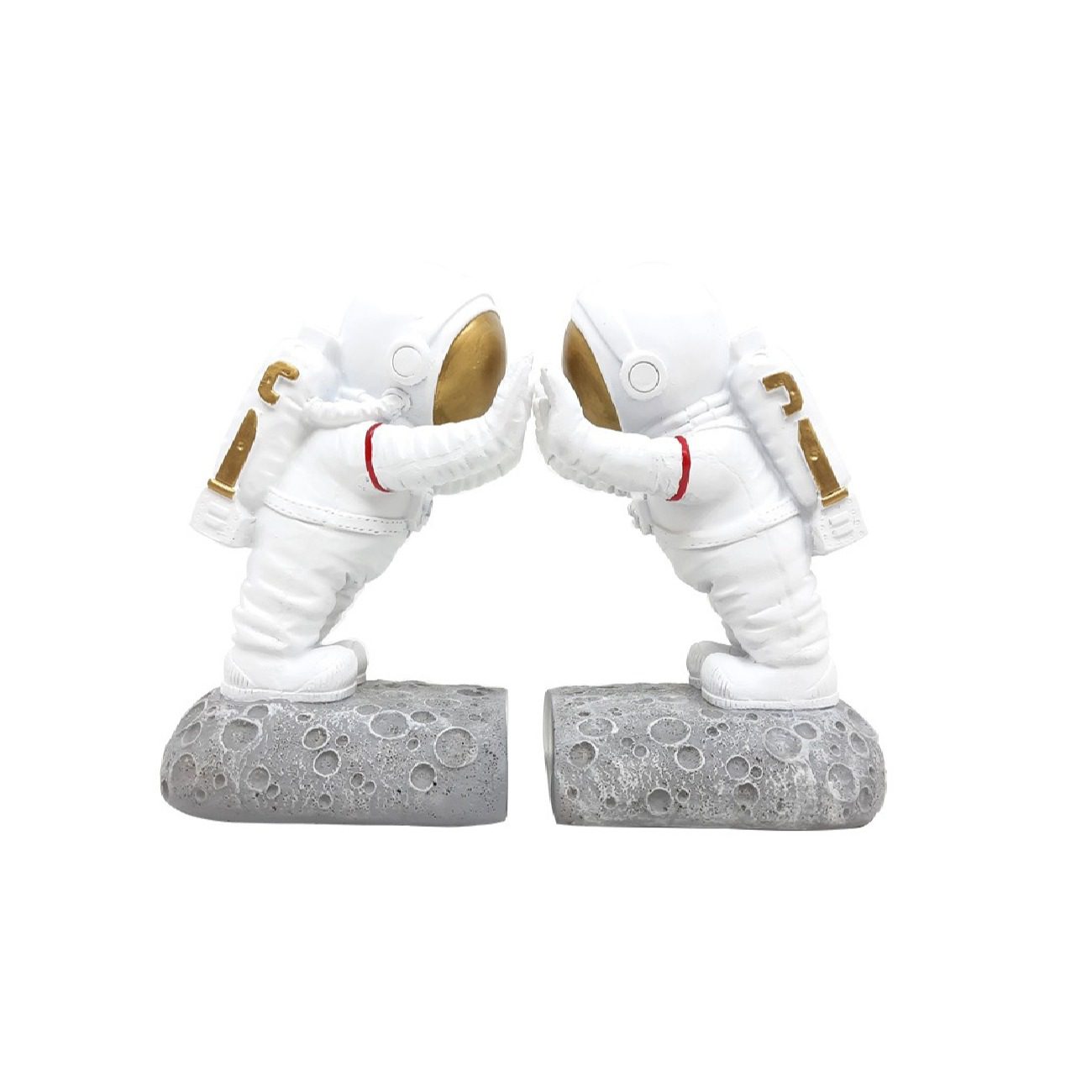 Price and Buy Astronaut Design Polyester Sculpture Bookend – Fun for Youthful Spaces