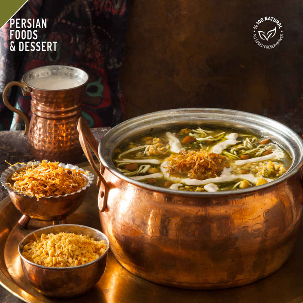 Price and Buy Aush Reshteh – Persian Noodle Soup with Herbs & Beans, Canned (Pack of 5) - Image 4