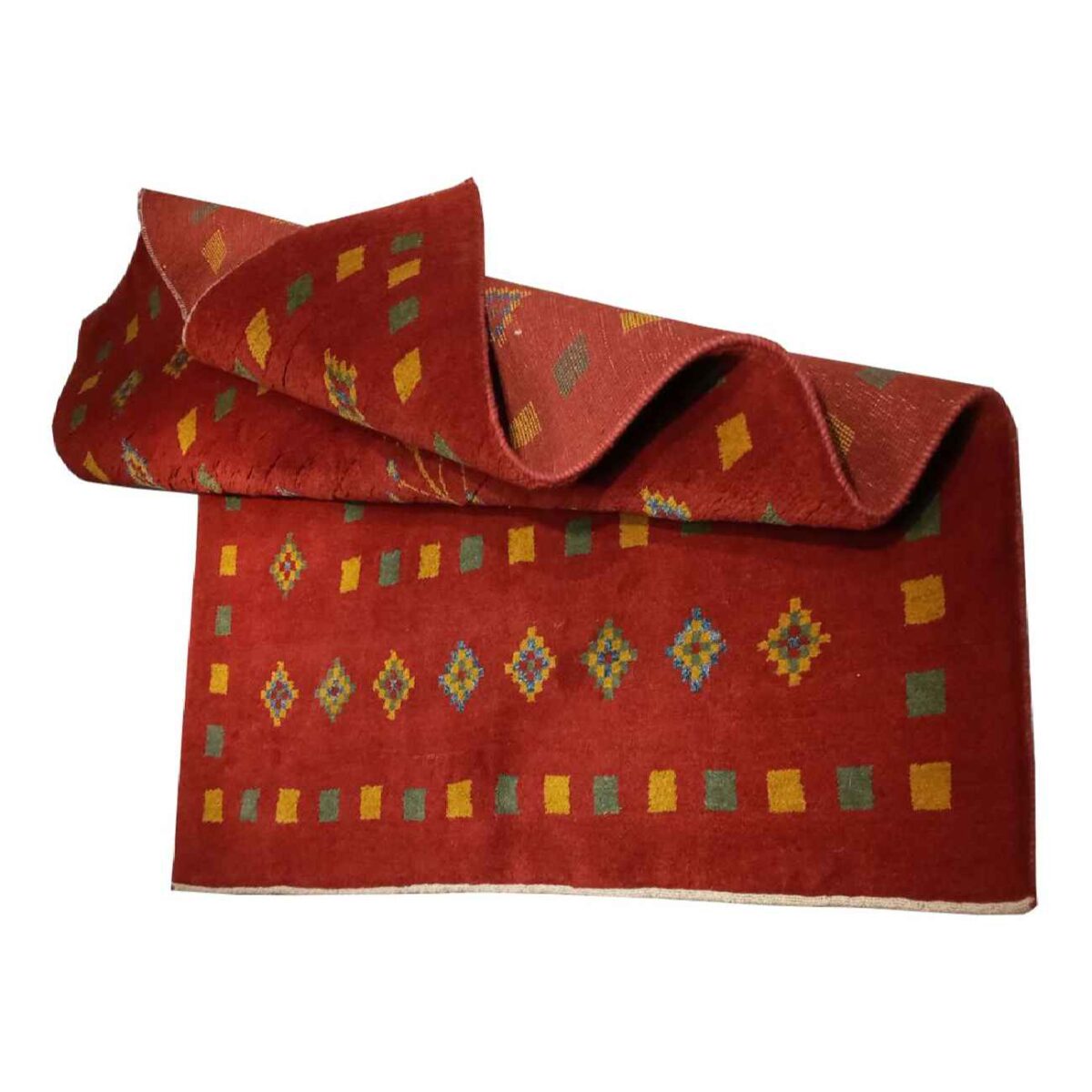 Price and Buy Authentic Genuine Persian Gabbeh Wool Rug Handwoven Bordered - Image 8
