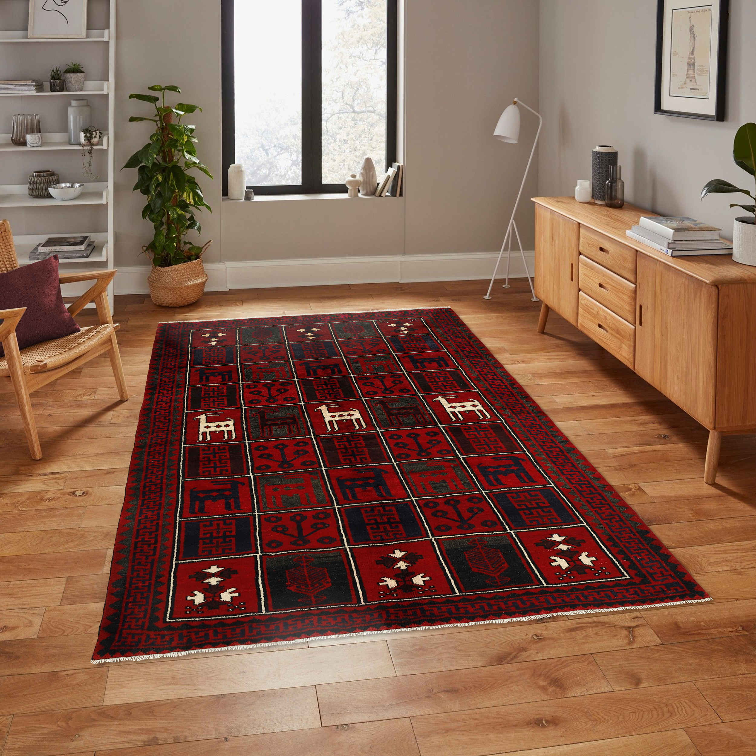Price and Buy Authentic Persian Carpet with Wool Hand-Knotted in Chaharmahal & Bakhtiari