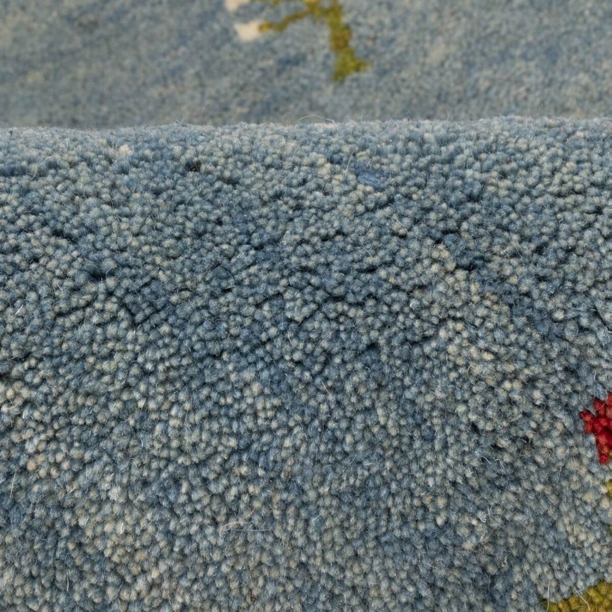 Price and Buy Authentic Persian Gabbeh Wool Rug Handwoven in Fars  Blue - Image 3