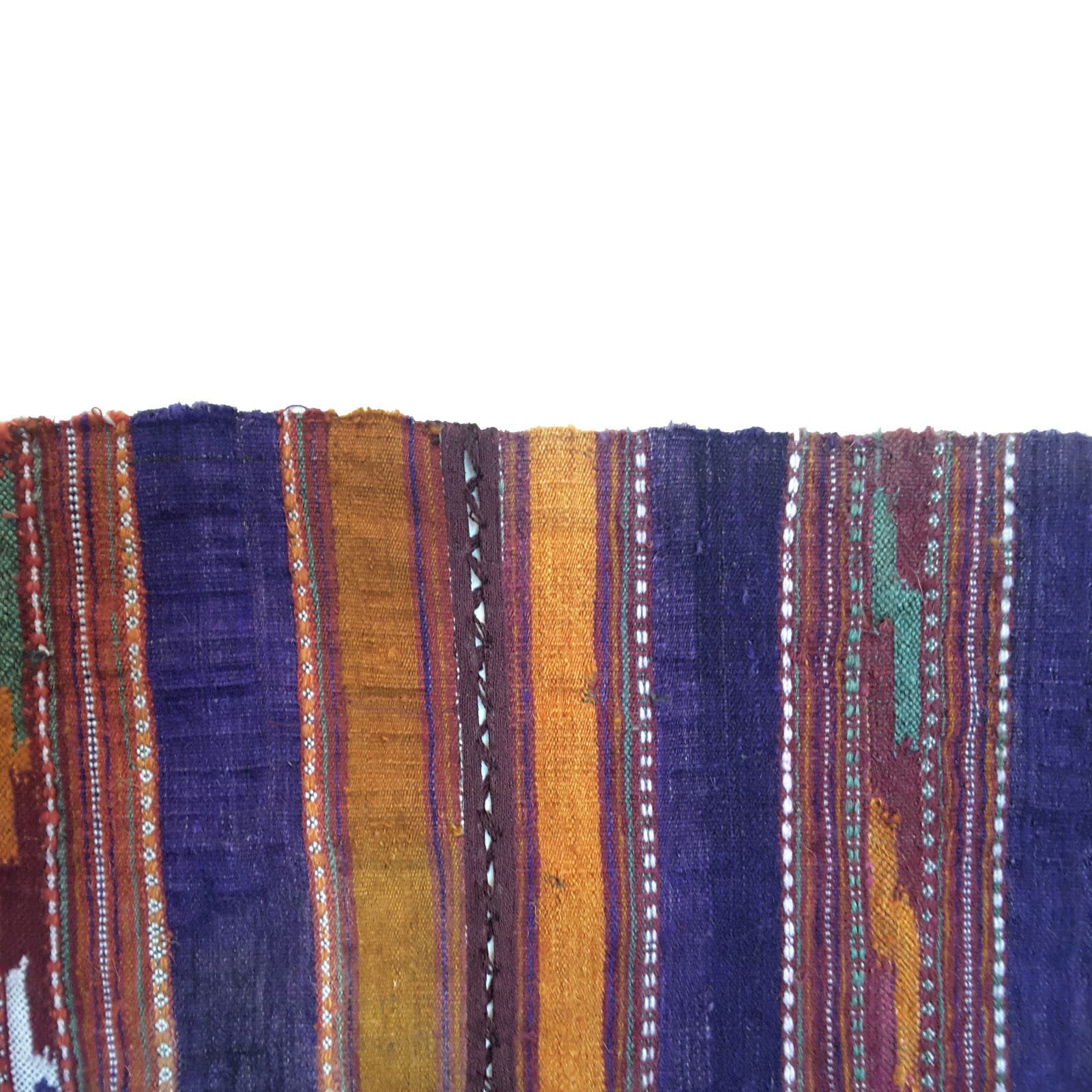 Price and Buy Authentic Persian Jajim Flat-Woven Striped Rug Bahar - Image 6