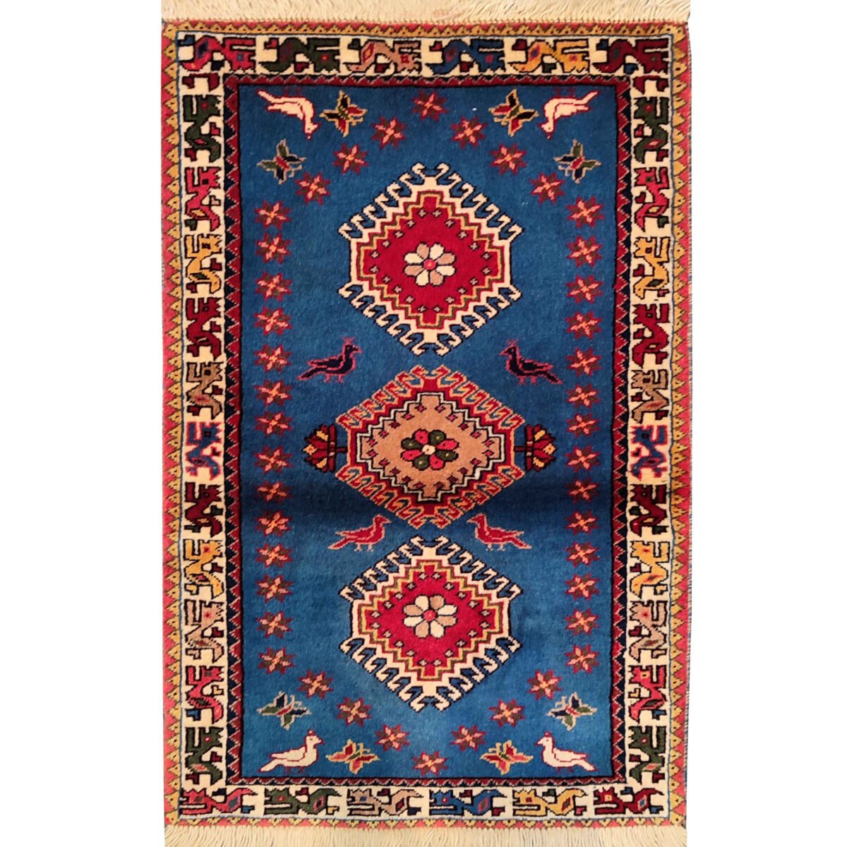 Price and Buy Authentic Persian Prayer Rug Hand-Knotted & Luxurious Sajada Diamond