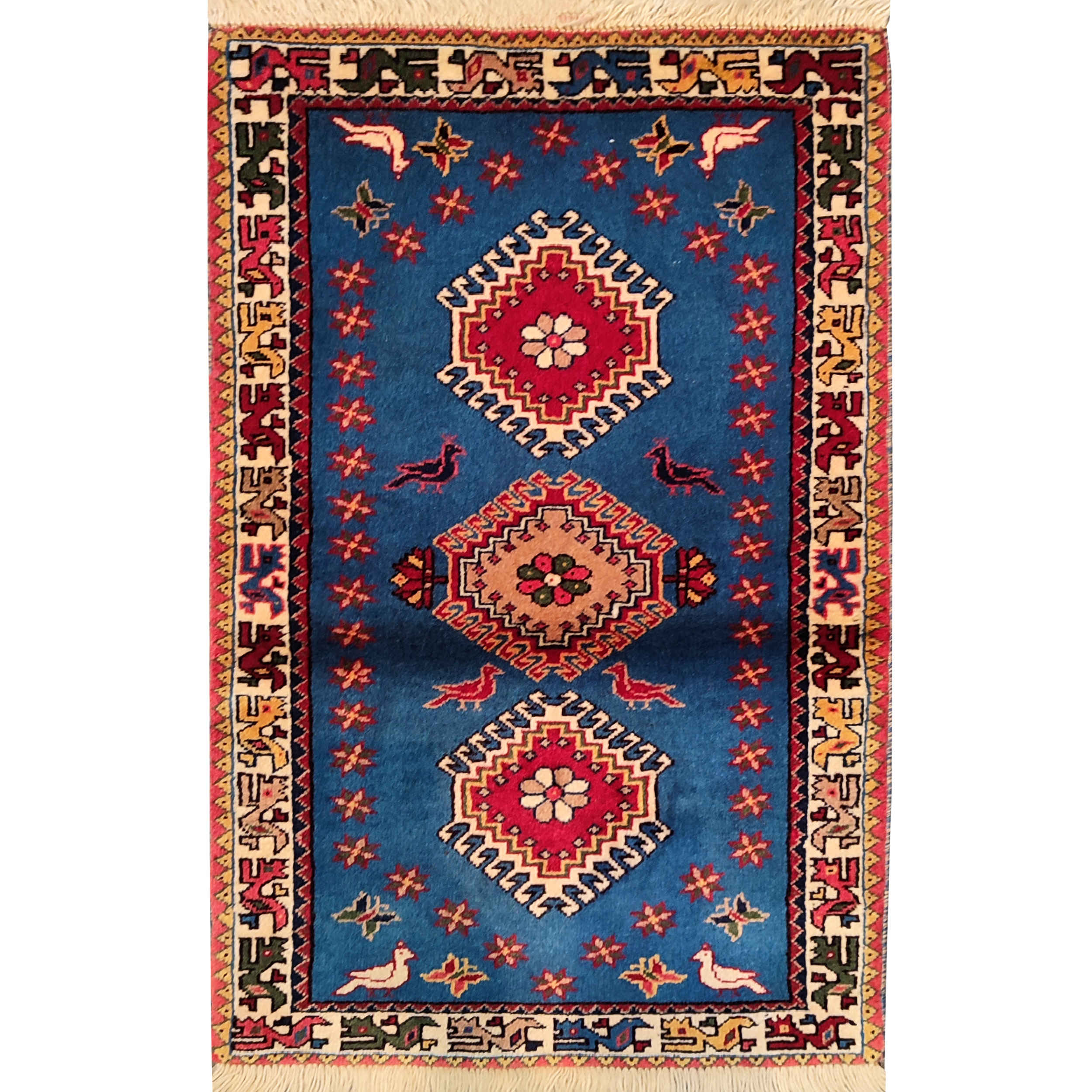 Price and Buy Authentic Persian Prayer Rug Hand-Knotted & Luxurious Sajada Diamond
